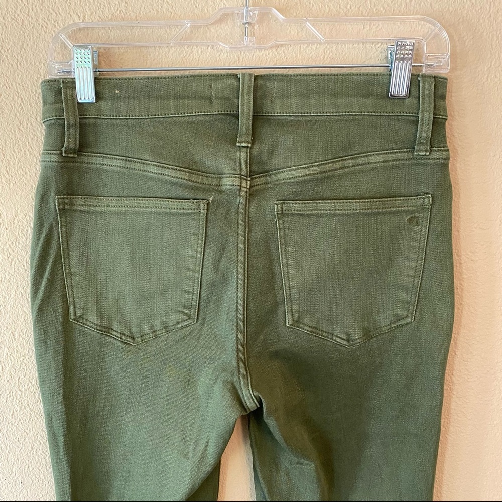 Madewell 9” Rise Skinny Crop Jeans Garment-Dyed Button-Front Edition - Picture 5 of 9